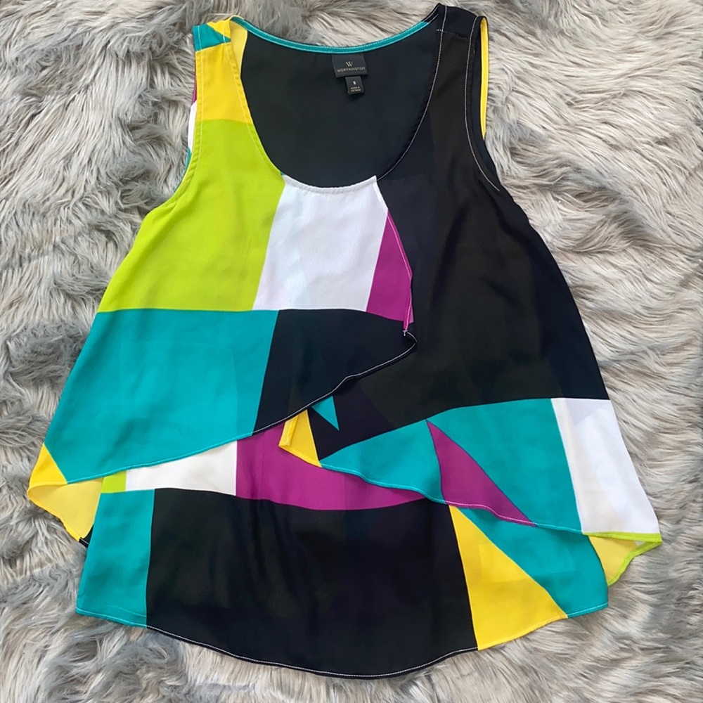 Multicolored top
